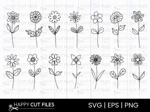 Download Flowers Svg Bundle Floral Clipart Png - Floral clipart Collection