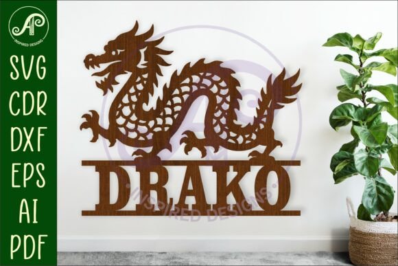 Download Chinese Dragon Personalized Name Sign - Personalized name sign Collection