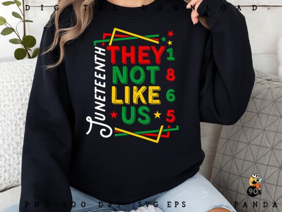 Download They Not Like Us Juneteenth SVG PNG EPS - Premium Resources