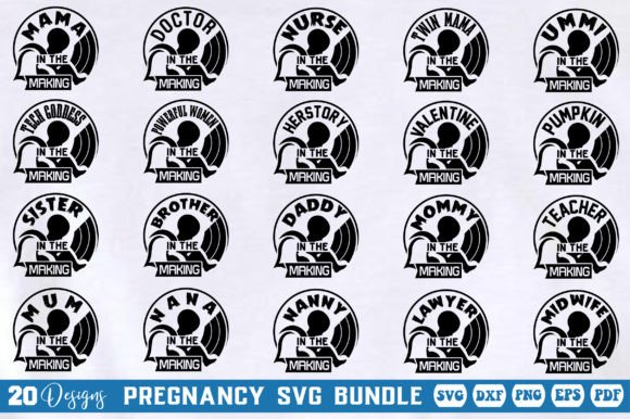 Download Pregnancy Svg Design Bundle - Premium Bundle
